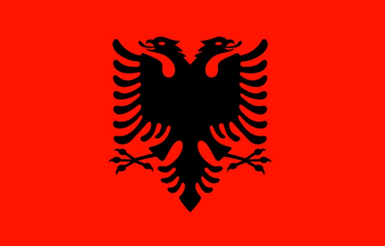 Bandiera albanese
